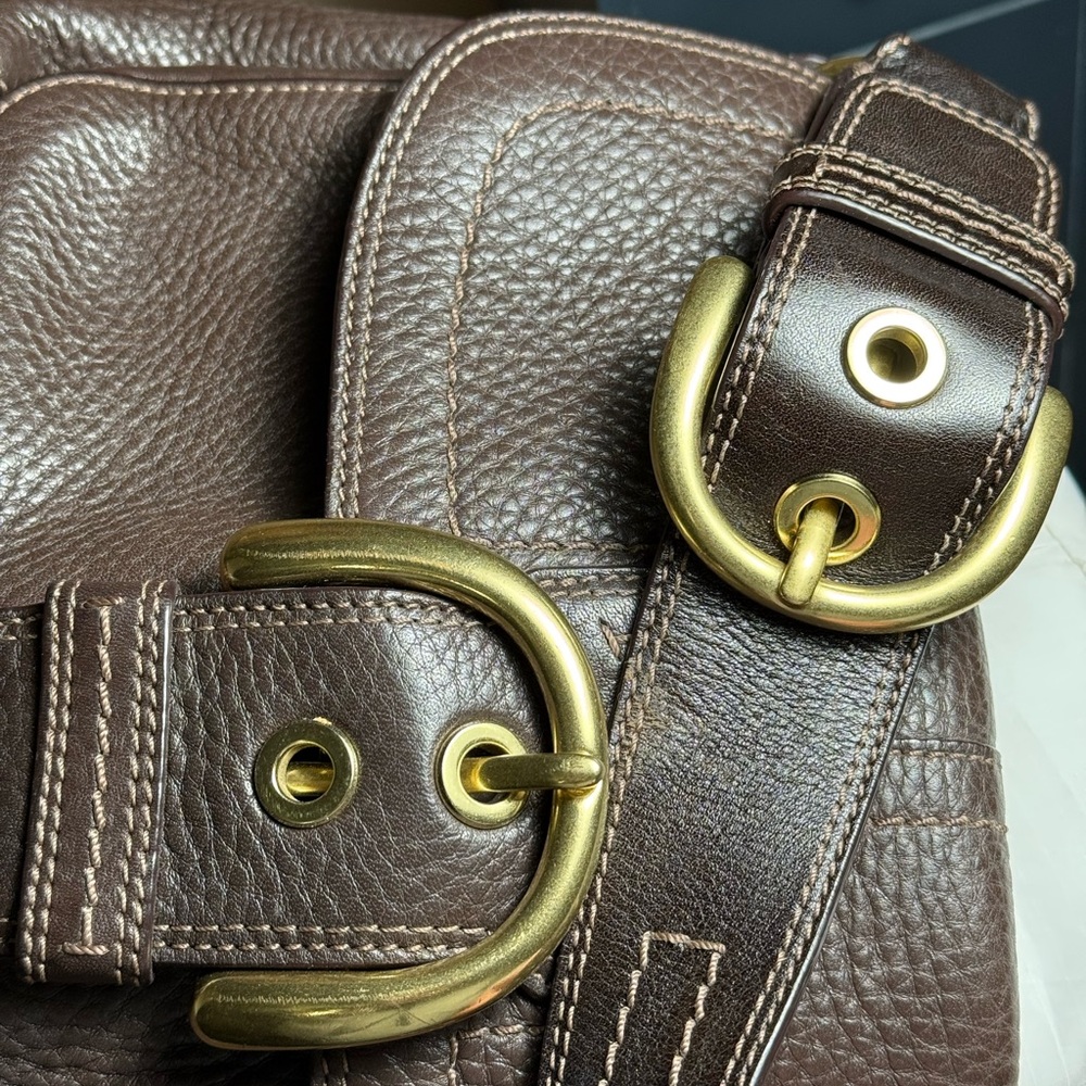 Coach SoHo Buckle Flap Small Shoulder Bag - Picture 7 of 7